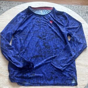 Men's Rabbit Blue Long Sleeve running shirt
